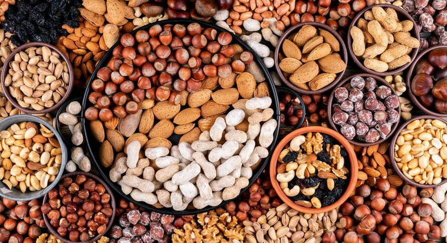 Various nuts that have a positive effect on male sexual performance