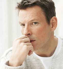 A man thinks of discharge when he is sexually excited